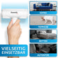 FusselZz® Home Premium Fusselrolle weiß/blau - Selbstreinigend und wiederverwendbar