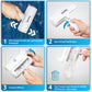 FusselZz® Home Premium Fusselrolle weiß/blau - Selbstreinigend und wiederverwendbar